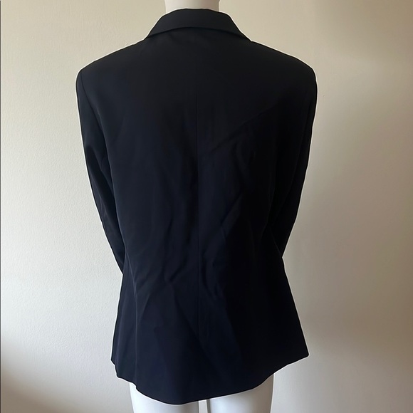 Talbots Navy Double-Breasted Wool Blazer - Picture 4 of 12